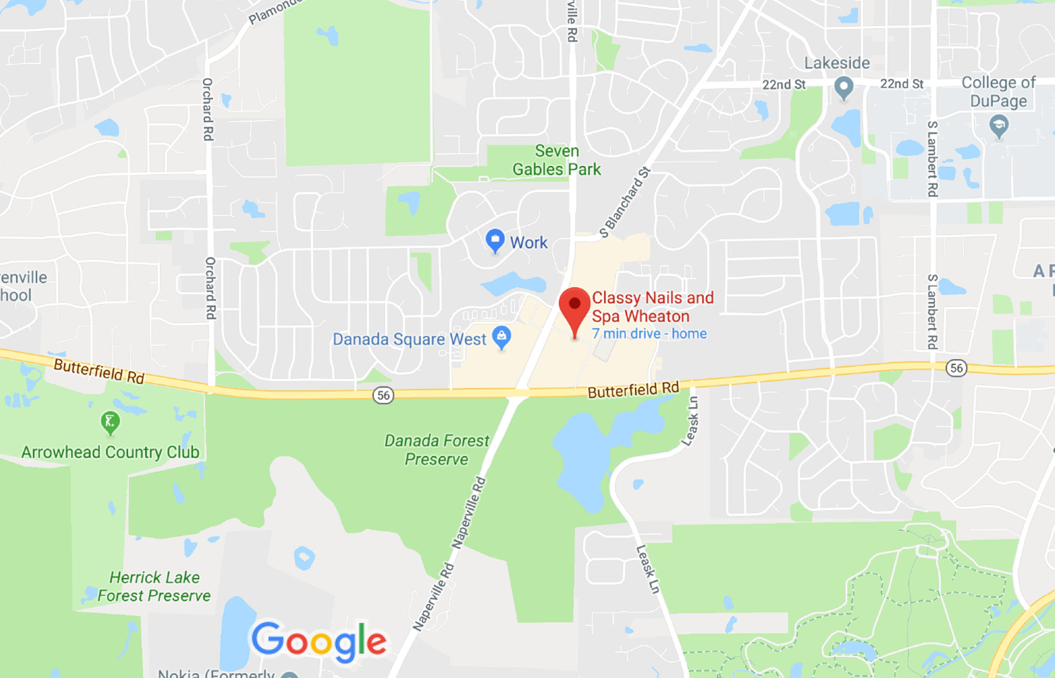 Contact Us Classy Nails & Spa Wheaton